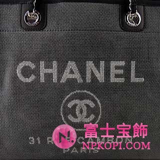 シャネル スーパーコピー　2012年春夏新作　DEAUVILLE　キャンバストートバッグ グレー A67001aart